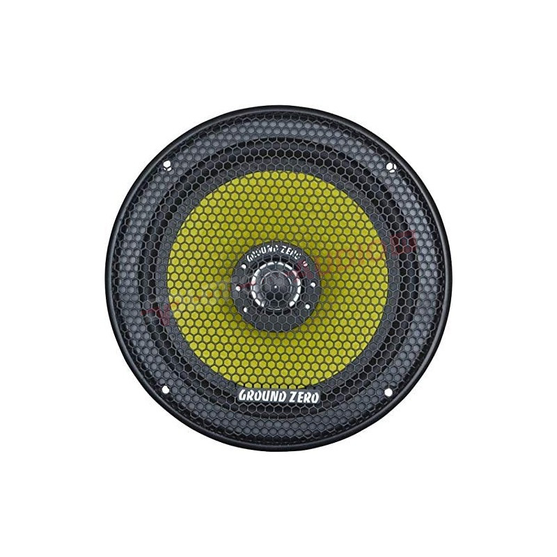 Haut-parleur Coaxial Ground Zero GZTF 5.2X 13 Cm - 2 Voies, 80W RMS, 3 Ohms, Pour Installation Voiture