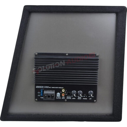 Subwoofer Auto Attivo 8" 300W Ultra Sottile In Alluminio Pressofuso, Per Sedile Inferiore, Con Doppia Modalità Voce/bass