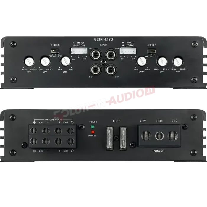 GZIA-4.120_Side Ground Zero Amplificatore GZIA 4.120 4 Canali 500 Watt classe AB - immagine 2