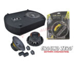 Ground Zero GZCS 10SUB-ACT Subwoofer Vano Ruota Di Scorta + Ground Zero GZIC 165.2 Kit 2 Vie 16 Cm + Kit Cavo GZPK 20X-II