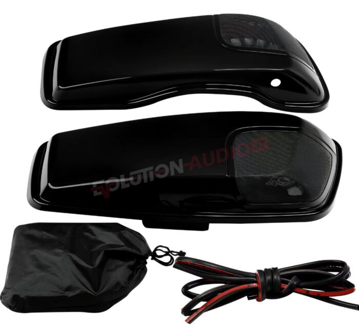 Immagine WhatsApp 2024-10-17 ore 23.19.49_ade29b41 kit Harley-Davidson Ovali 6x9  GZCF 69SPL 300w + Coperchi borse posteriori Neri lucidi - immagine 2