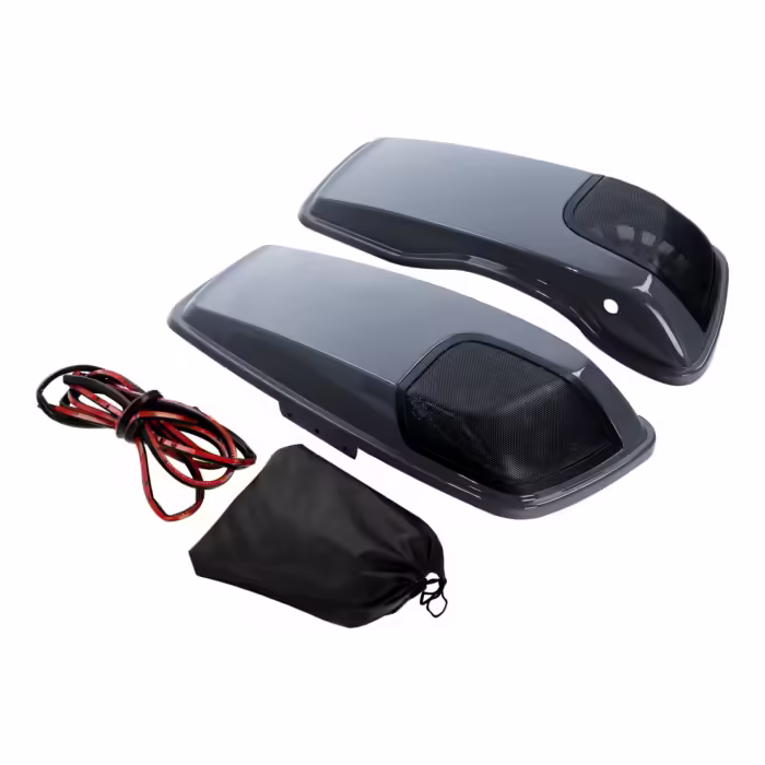 S915b76154c8840768d12daffd6f61b9e0 Coperchio Harley Davidson Touring Road King Electra Street Glide CVO FLHXSE 2014-2019 Grigio - immagine 6