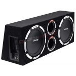 VIBE SLICKV12TA-V2 Subwoofer con Amplificatore in cassa Reflex Doppio 30 Cm Slim - immagine 2