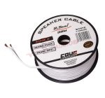 FOUR Connect 2×2,5 mm² OFC 30m – Cavo Speaker Bianco ad Alta Conduttività per Impianti Car Audio