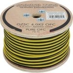 Ground Zero GZSC 4.0X2 OFC – Cavo Altoparlanti Professionale in Rame OFC 100%, Extra Flessibile Vendita al Metro