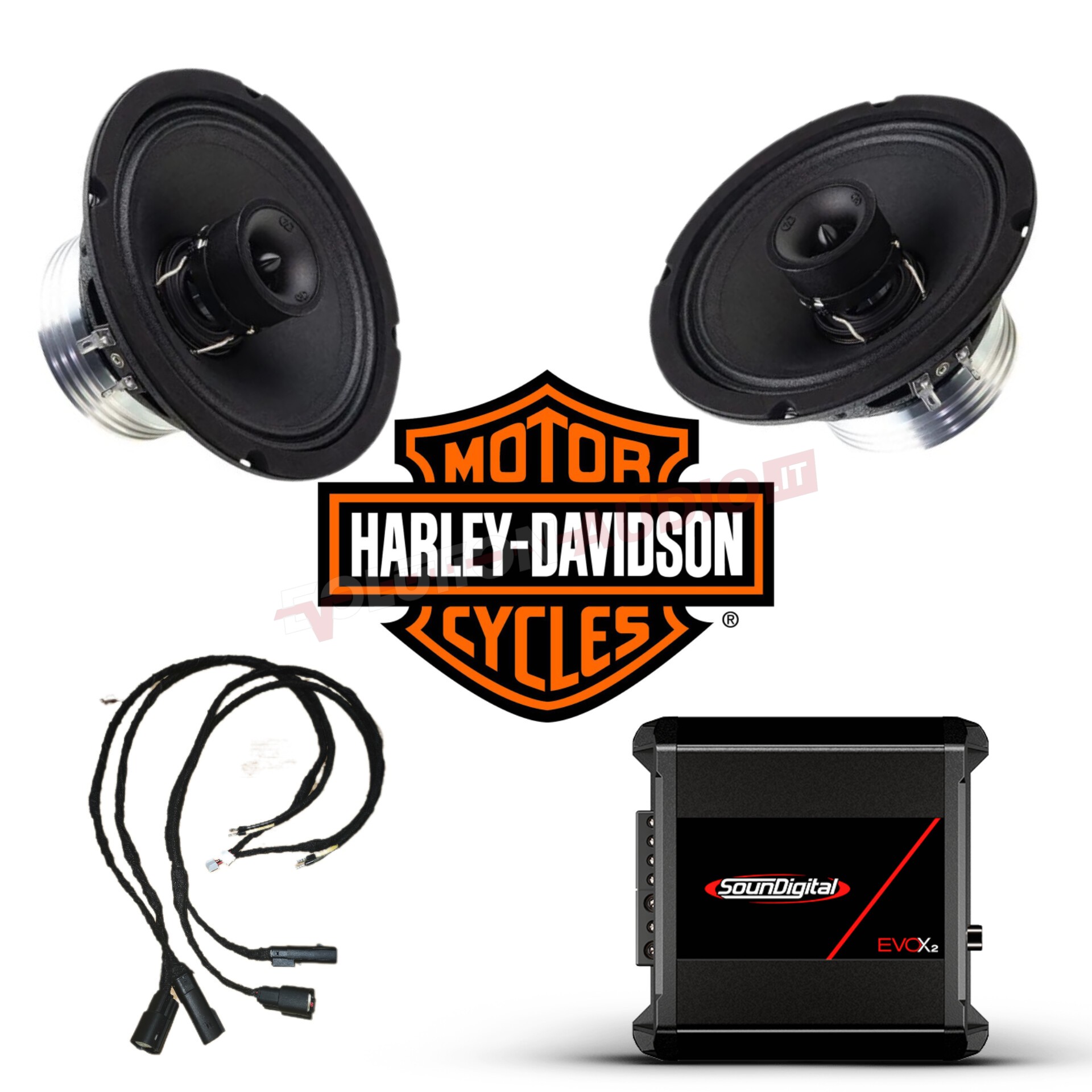 WhatsApp Image 2026-02-14 at 16.41.02 π₯ Kit Audio Premium Harley-Davidson β Coppia Coassaili DD Audio VO-XN306 + Amplificatore SounDigital 400.2 EVOX2 - immagine 1