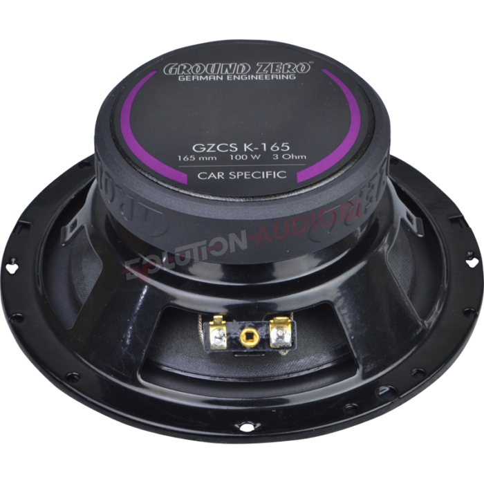 GZCS K-165VW Coppia Woofer 165 mm (6,5") Plug & Play per Volkswagen, Seat e Skoda – 70W RMS, 100W Max, 3 Ohm - immagine 2