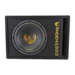 Phoenix Gold Z10AB Subwoofer Attivo 10" (250 mm) in Cassa Bass Reflex – 200W RMS, 800W Max con Amplificatore Integrato - immagine 3
