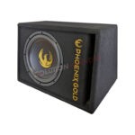 Phoenix Gold Z10AB Subwoofer Attivo 10" (250 mm) in Cassa Bass Reflex – 200W RMS, 800W Max con Amplificatore Integrato