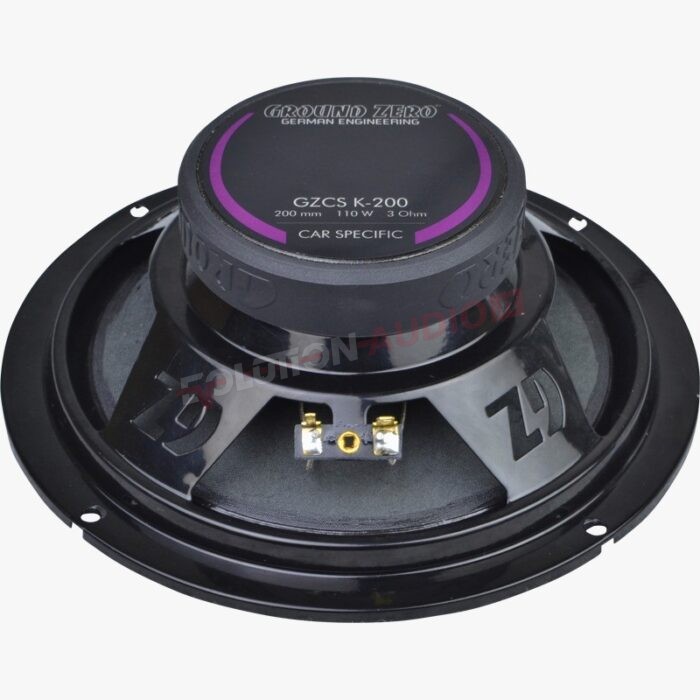 GZCS K-200VW Coppia Woofer 200 mm (8") Plug & Play per Volkswagen 80W RMS 120W Max 3 Ohm - immagine 6