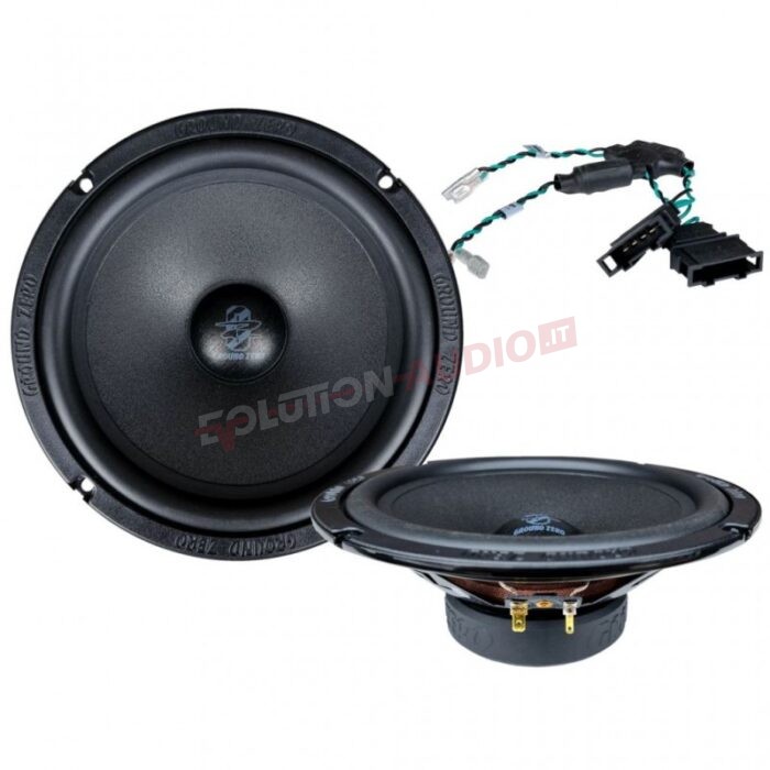 GZCS K-200VW Coppia Woofer 200 mm (8") Plug & Play per Volkswagen 80W RMS 120W Max 3 Ohm - immagine 3
