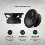 AudioControl EPICPRO6X – Altoparlanti Midrange 6,5” 200W RMS 4 Ohm – Coppia - immagine 4