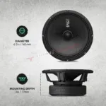 AudioControl EPICPRO6X – Altoparlanti Midrange 6,5” 200W RMS 4 Ohm – Coppia - immagine 5