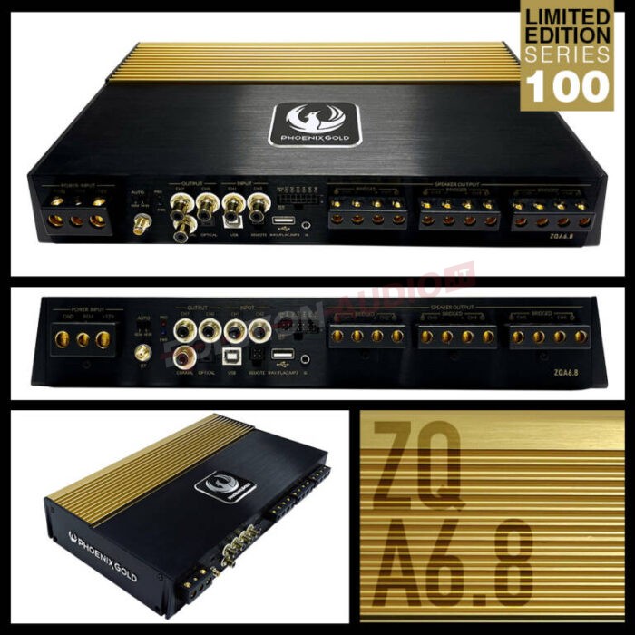 Phoenix Gold ZQA6.8 – Amplificatore 6 Canali con DSP High-End a 8 Canali - immagine 4