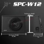 AudioControl SPC-W12 – Box Subwoofer 12" 400W RMS - immagine 6