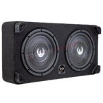 Phoenix Gold ZX210PBSi – Box Subwoofer Doppio, Piatto da Sub 25 cm 700W Max 2Ω Down-Firing