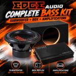 EDGE AUDIO COMPLETE BASS KIT – SUBWOOFER + BOX + AMPLIFICATORE