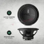 AudioControl EPICX12-D2 – Subwoofer 12" 500W RMS / 750W Max Doppia Bobina 2 Ohm - immagine 6
