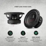 AudioControl EPICX8-D4 – Subwoofer 8" 400W RMS / 600W Max Doppia Bobina 4 Ohm - immagine 5