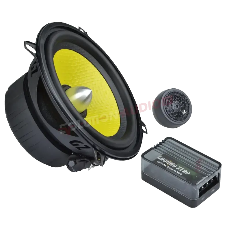 GZTC-130.2X Ground Zero GZTC 130.2X – Kit Altoparlanti Auto 2 Vie 130 mm 80 W RMS 3 Ohm - immagine 1