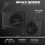 AudioControl SPW10 Box Subwoofer 10" 400W RMS Ultra Piatto Slim - immagine 7