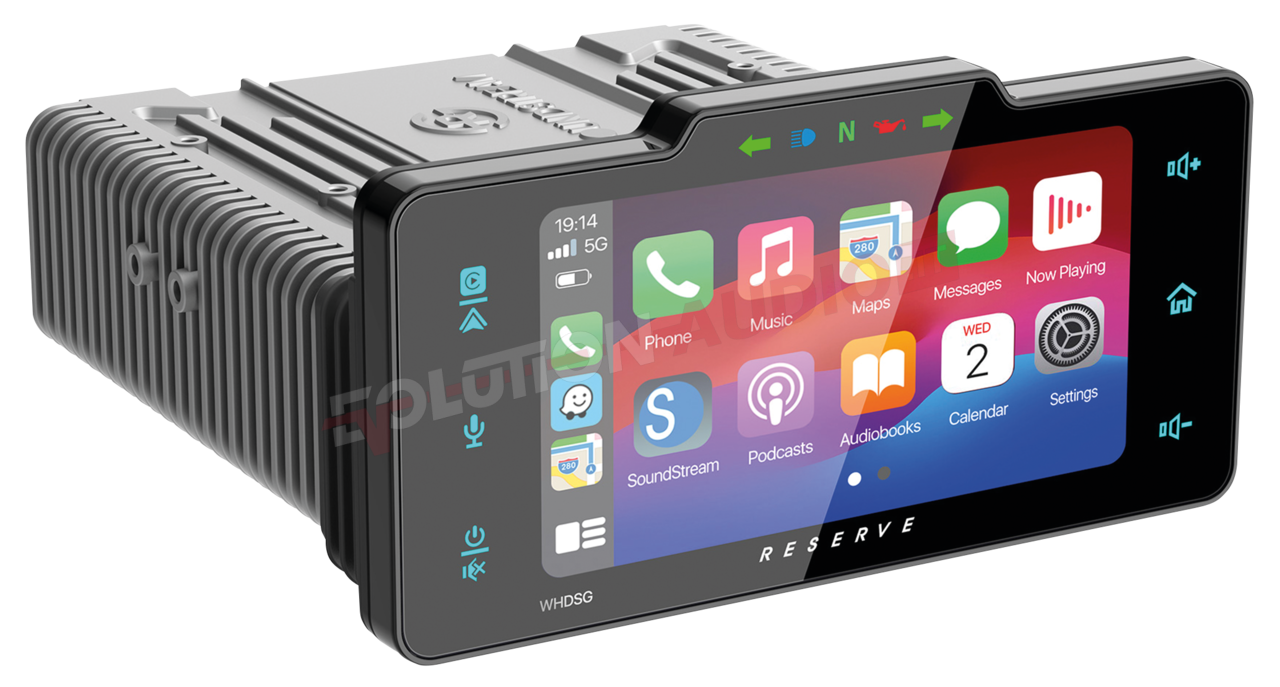SoundStream HDHU-9813SG Autoradio 7” per Harley-Davidson Touring 1998-2013 | Apple CarPlay & Android Auto Wireless | Bluetooth | Touchscreen HD | IPX5 | Plug & Play